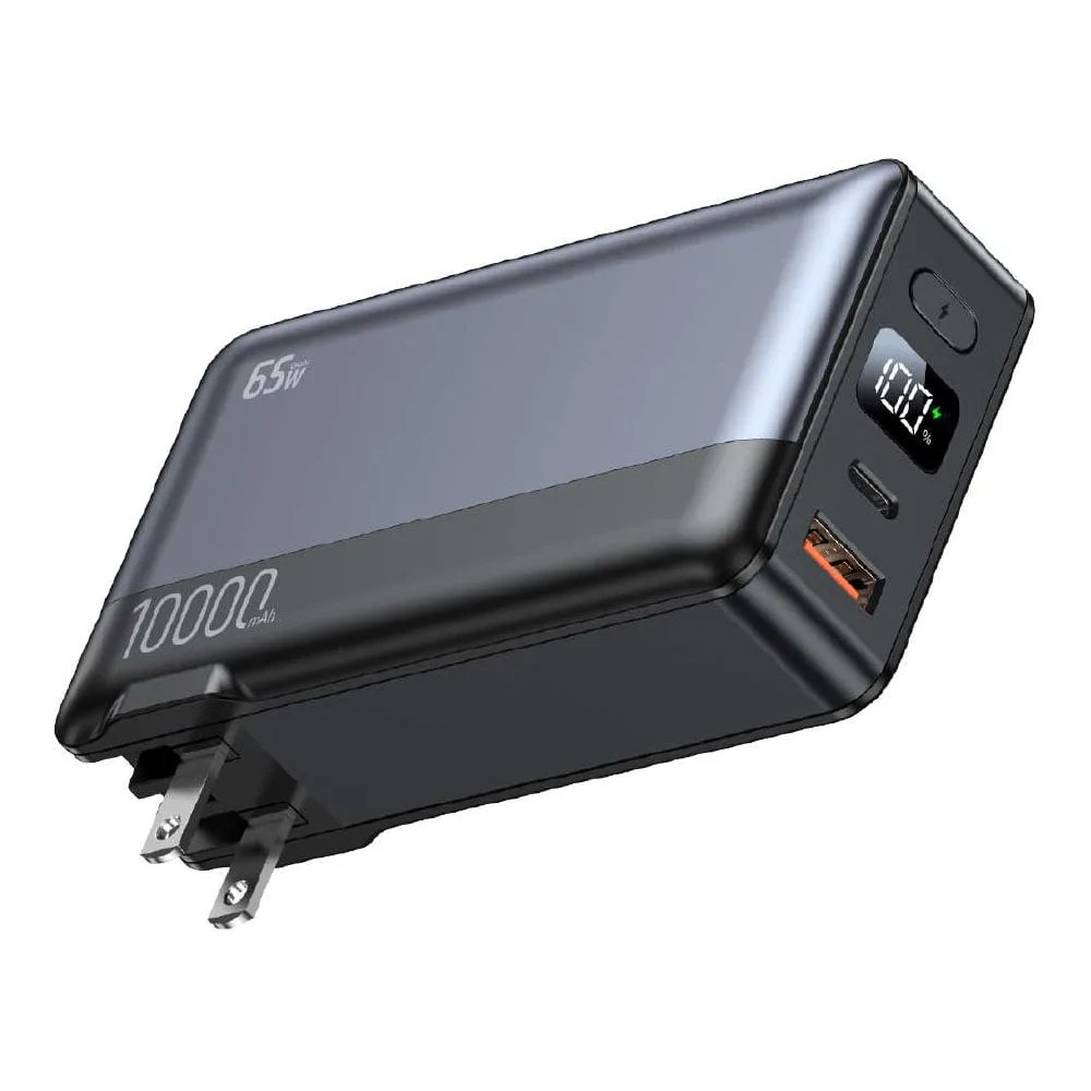 POWER BANK (แบตเตอรี่สำรอง) ALPHA-X PWB&AD ALPC10-16PD 65W 10K mAh (BLACK)