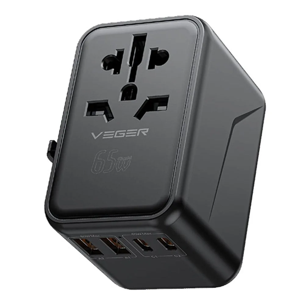 ADAPTER CHARGER (อะแดปเตอร์) VEGER T-ADAPTER VA-INT01 3PORT A2C1
