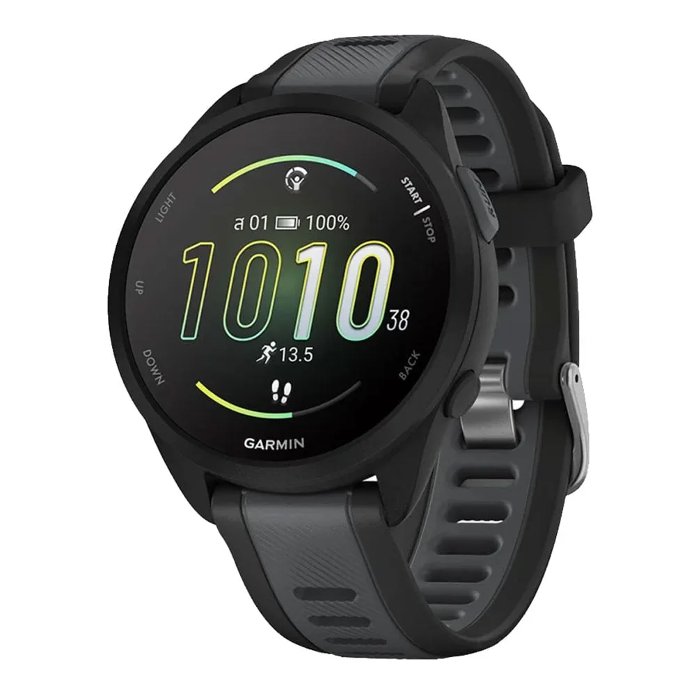 SMART WATCH (นาฬิกาอัจฉริยะ) GARMIN FORERUNNER 165 MUSIC (BLACK/SLATE GRAY) (010-02863-B0)