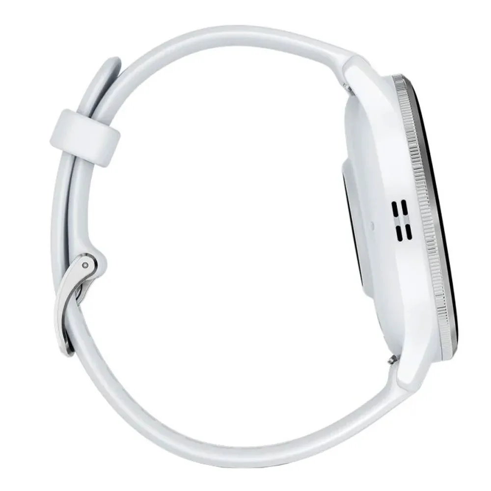 SMART WATCH (นาฬิกาอัจฉริยะ) GARMIN VENU 3 SILVER STAINLESS STEEL BEZEL WITH WHITESTONE CASE AND SILICONE BAND (010-02784-50) - Image 4