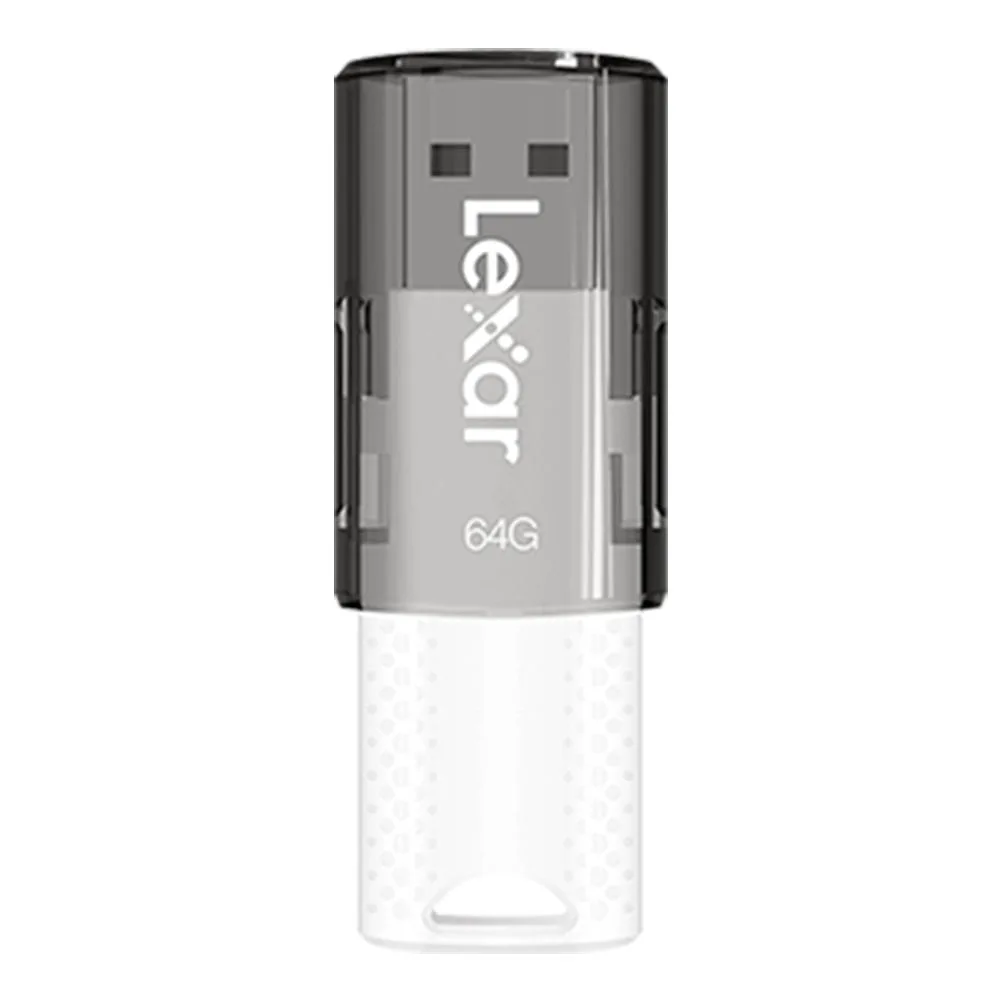 64 GB FLASH DRIVE (แฟลชไดร์ฟ) LEXAR JUMPDRIVE S60 USB 2.0 (LXR-LJDS060064G)