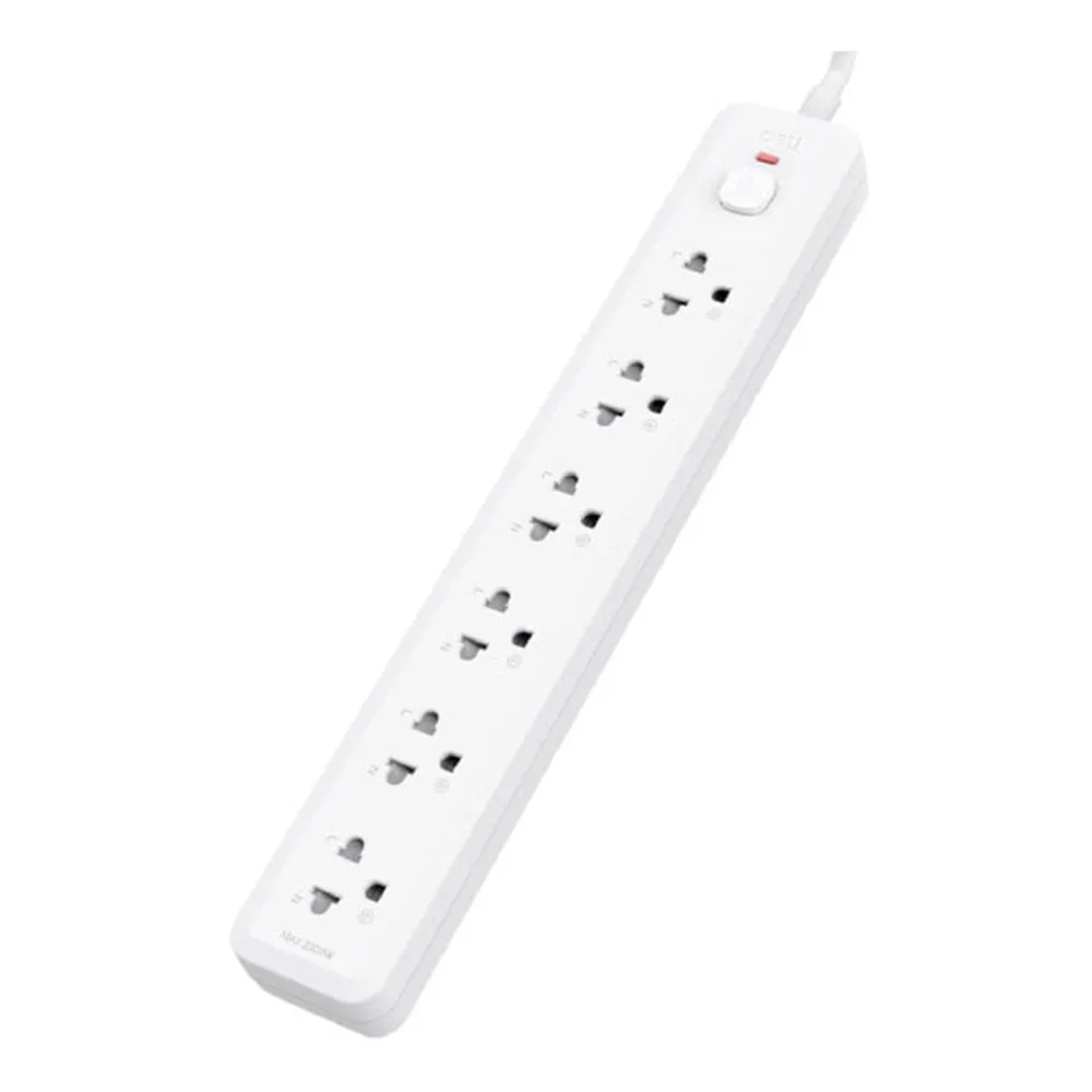 PLUG (ปลั๊กไฟ) DELI T468 6SOCKETS 10A 5M (DLI-T468)