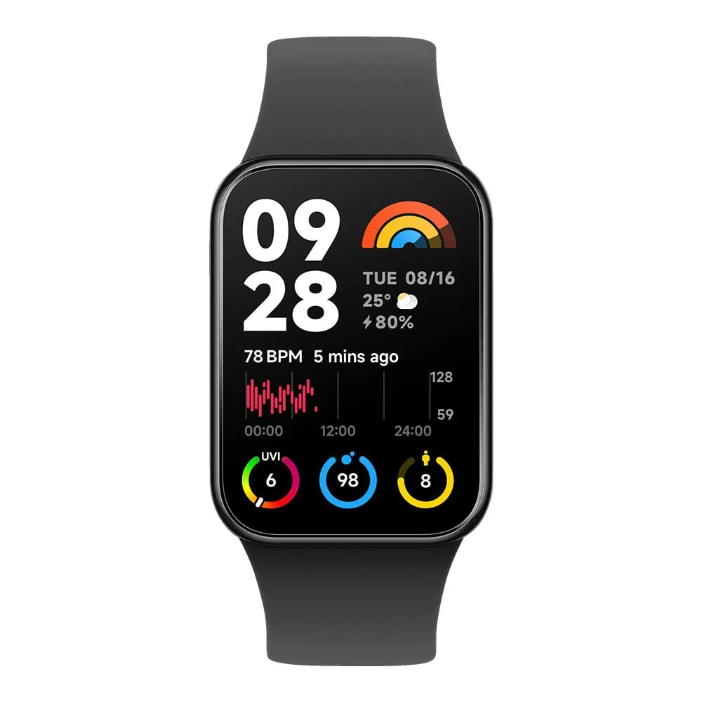 SMART WATCH (นาฬิกาอัจฉริยะ) XIAOMI SMART BAND 8 PRO (BLACK) (53488) (XMI-BHR8017GL)