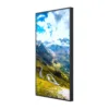 window facing high brightness display