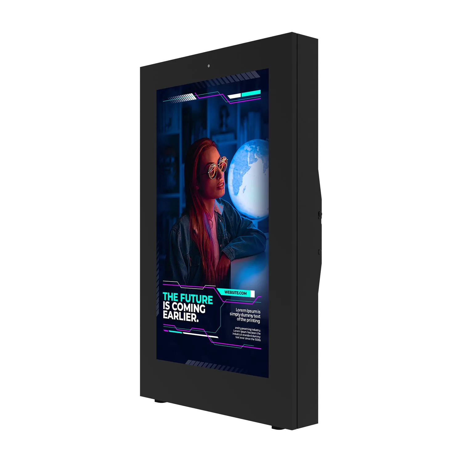 wall mount portrait all weather display