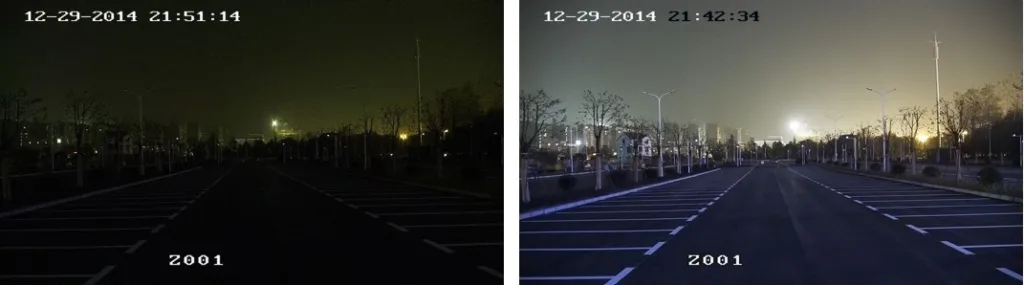 darkfighter comparison with conventional ptz