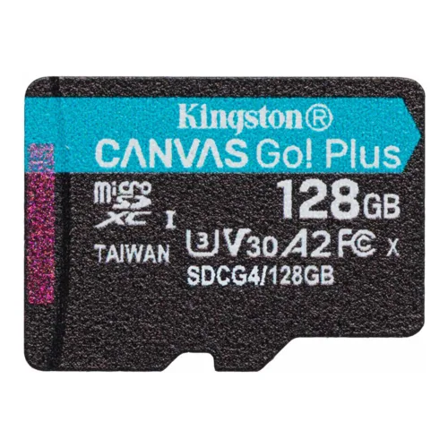 (SDCG4/128GB) 128 GB MICRO SD CARD (ไมโครเอสดีการ์ด) KINGSTON CANVAS GO PLUS