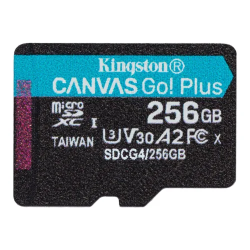 (SDCG4/256GB) 256 GB MICRO SD CARD (ไมโครเอสดีการ์ด) KINGSTON CANVAS GO PLUS