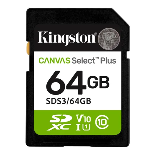 (SDS3/64GB) 64 GB SD CARD (เอสดีการ์ด) KINGSTON CANVAS SELECT PLUS
