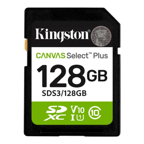 (SDS3/128GB) 128 GB SD CARD (เอสดีการ์ด) KINGSTON CANVAS SELECT PLUS