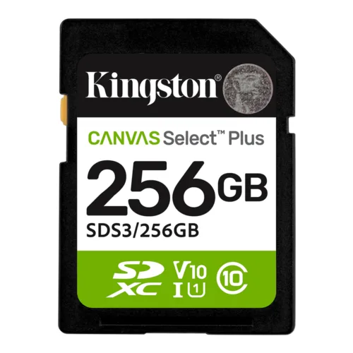 (SDS3/256GB) 256 GB SD CARD (เอสดีการ์ด) KINGSTON CANVAS SELECT PLUS