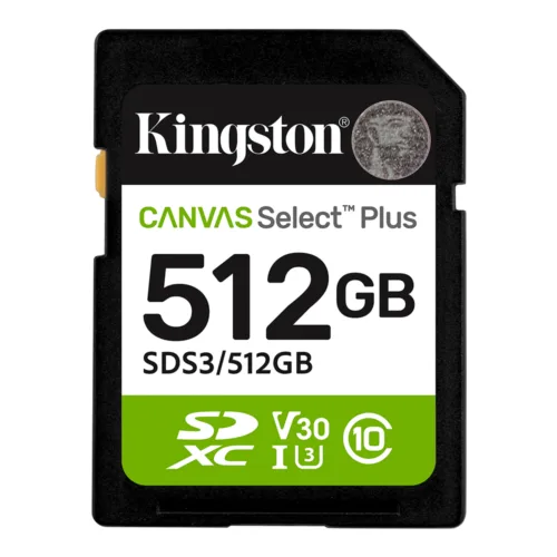(SDS3/512GB) 512 GB SD CARD (เอสดีการ์ด) KINGSTON CANVAS SELECT PLUS