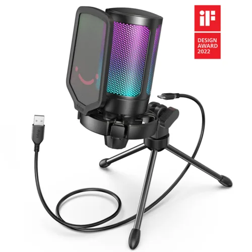 (503119299-4162) A6VP USB Mic w/ Tripod Stand RGB PK