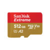 (SDSQXAV-512G-GN6MN) 512 GB MICRO SD CARD SANDISK EXTREME MICROSDXC CARD