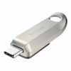 (SDCZ75-064G-G46) 64 GB FLASH DRIVE SANDISK ULTRA LUXE USB TYPE-C – SILVER