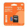 (H32GUI3V30SHA2) 32GB Micro SD Card ADATA Micro SDHC With SD Adapter