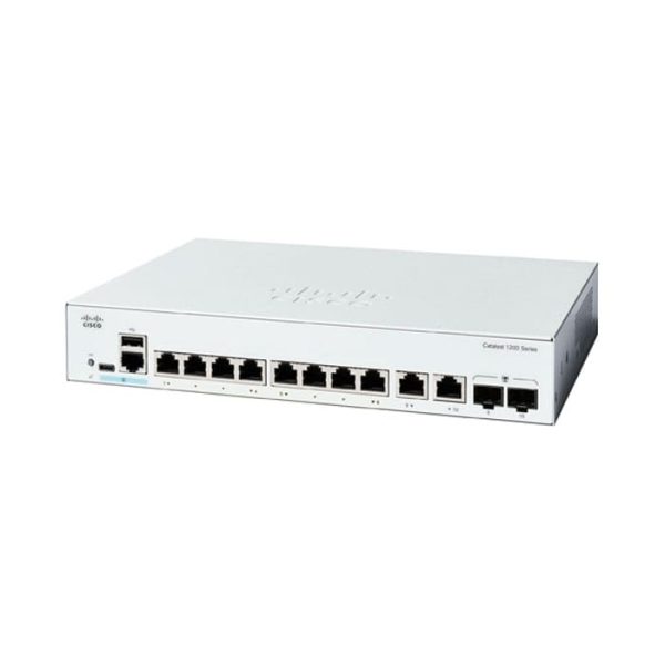 (C1200-8T-E-2G) Switch (สวิตช์) Cisco Catalyst 1200 Series 8G/2SFP or 2G