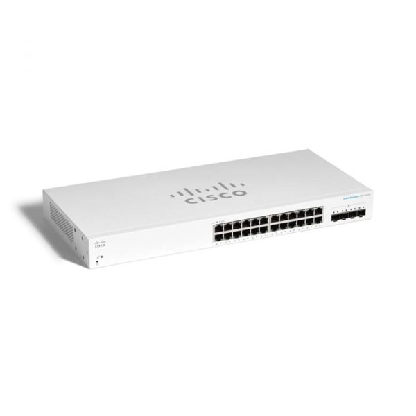 (CBS220-24T-4X-EU) Switch (สวิตช์) Cisco Business 220 Series 24G/4SFP+