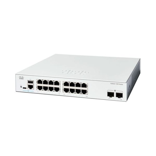 (C1200-16P-2G) Switch (สวิตช์) Cisco Catalyst 1200 Series 16G PoE/2SFP
