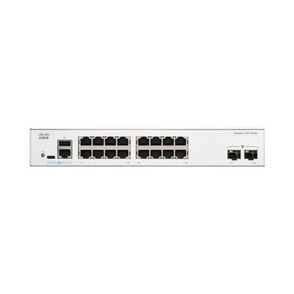 (C1200-16P-2G) Switch (สวิตช์) Cisco Catalyst 1200 Series 16G PoE/2SFP