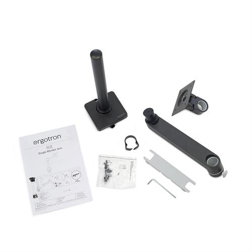 NX Monitor Arm (Black), Single Mount - Image 2