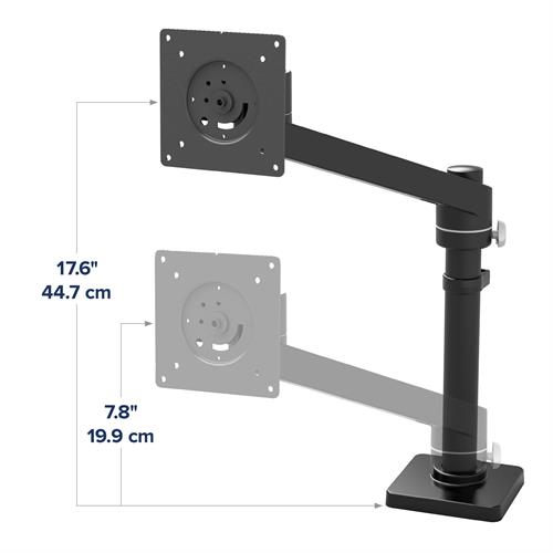 NX Monitor Arm (Black), Single Mount - Image 4
