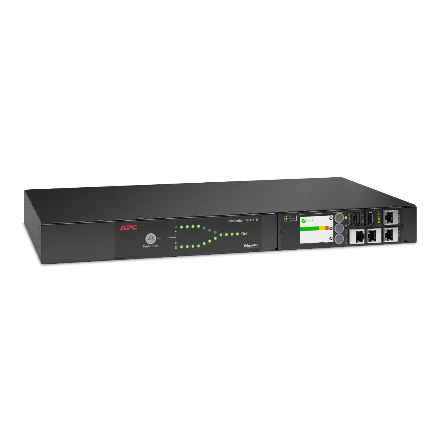 Rack ATS, 230V, 10A, C14 in, (12) C13 out *Excludes Input Power Cord - Image 3