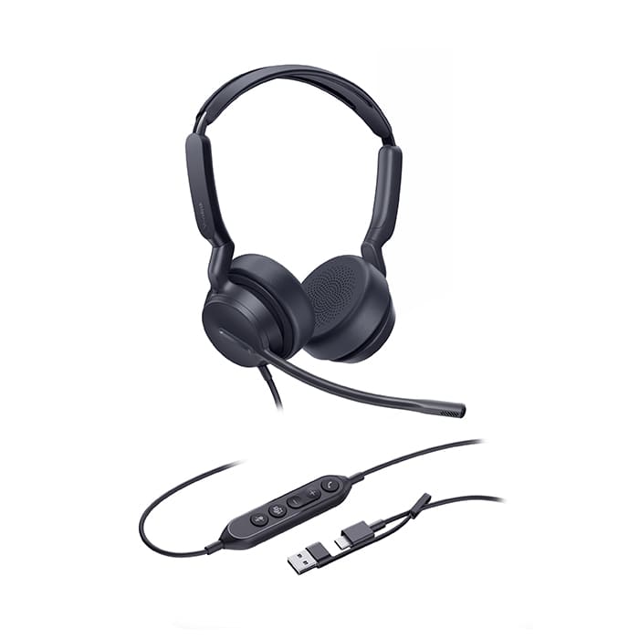 UH42 Dual Wired Headset USB C/A - Image 3