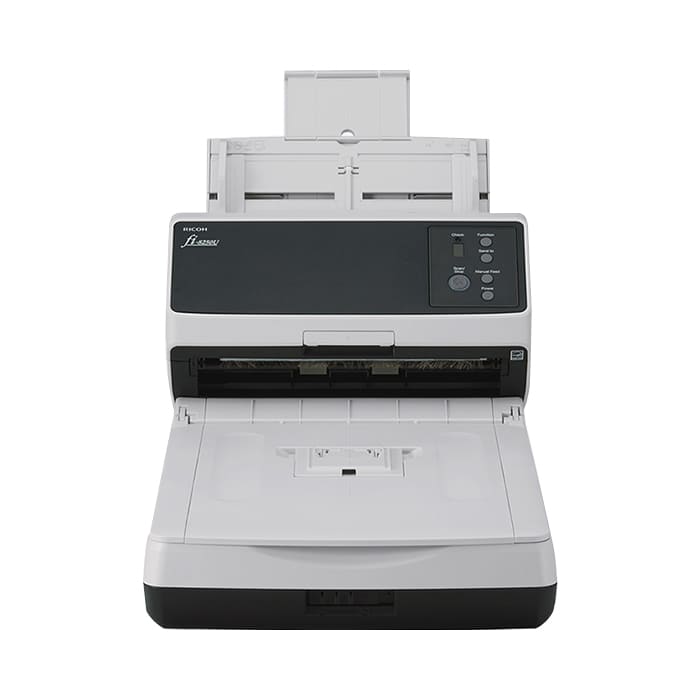 Ricoh Scanner fi-8250U, A4 Size, Simplex 50 ppm, Duplex 100 ipm, Flatbed/ADF 100 Sheets, 600dpi, Support USB (Flatbed) - Image 2